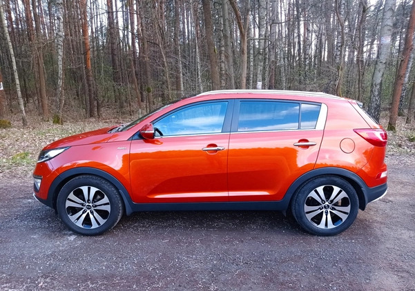 Kia Sportage cena 53500 przebieg: 166500, rok produkcji 2011 z Zawiercie małe 781